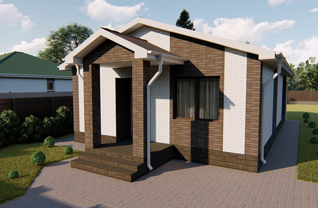 Проект D — 127 кирпичного загородного дома от 3,106,500 ₽