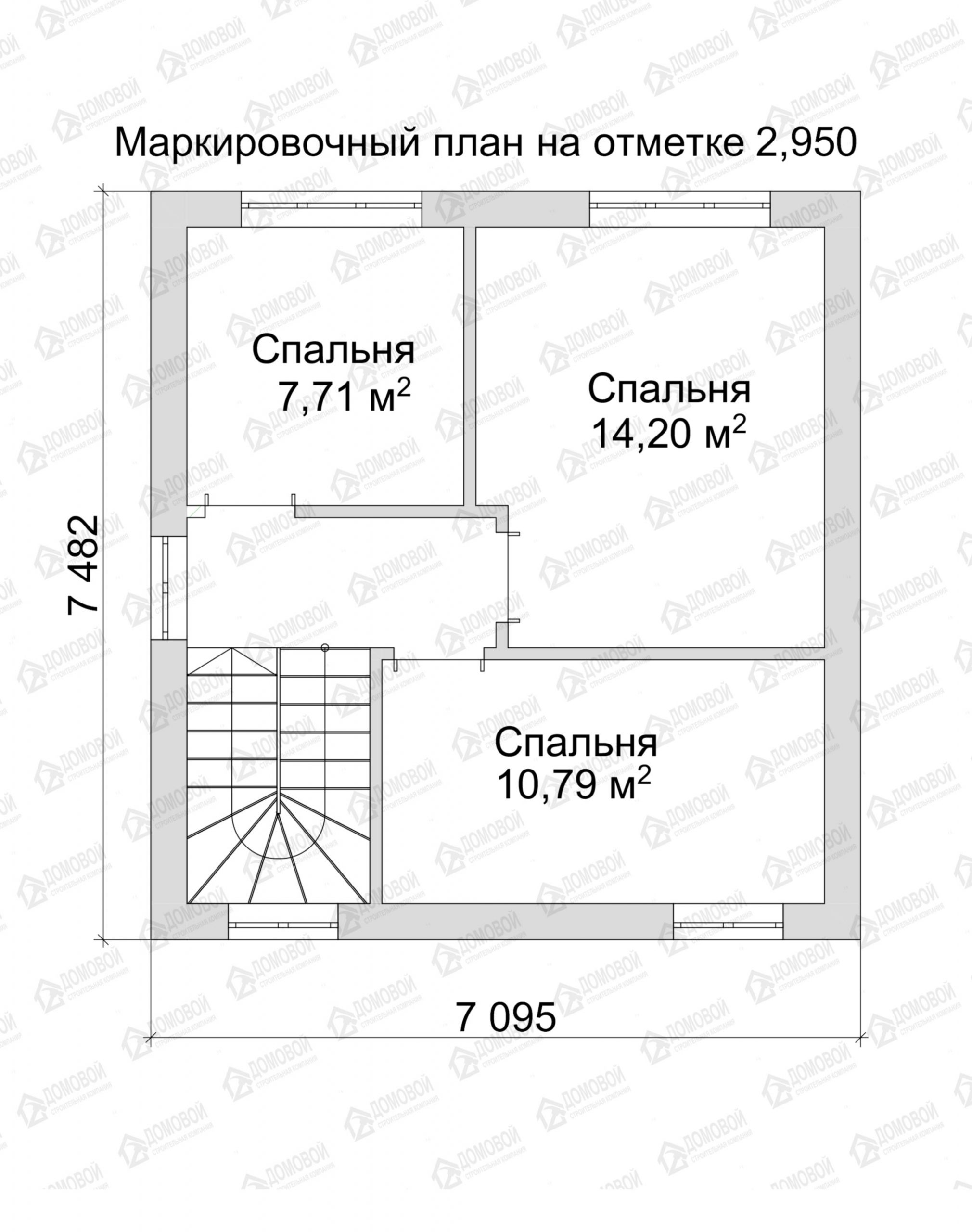 Проект D — 234 каменного дома - Строительная компания Домовой